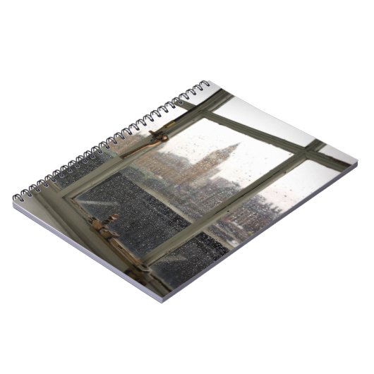 Rainy Day View on Big Ben - London Notebook ノートブック (左側)