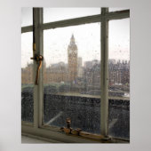 Rainy Day View on Big Ben - London Poster ポスター (正面)