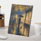 Rainy London Street Art Card 台座サイン (インサイチュ)