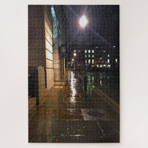 Rainy Morning in Holborn,ロンドン,イギリス ジグソーパズル