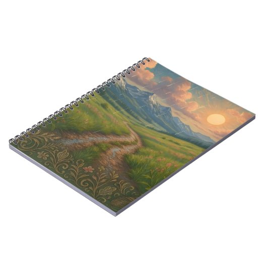 Rainy Mountain Morning ノートブック (左側)