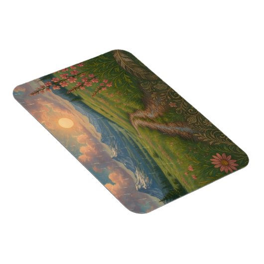 Rainy Mountain Morning マグネット (右側)