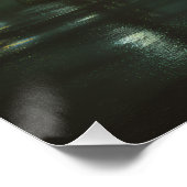 Rainy Neon Japanese Corner Store ポスター (コーナー)