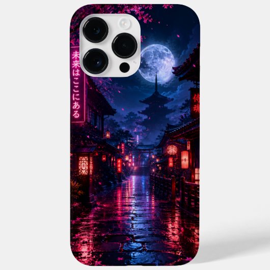 Rainy Night in Japan Cell Phone Case Case-Mate iPhoneケース (裏面)