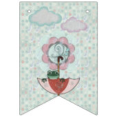 RainyDayFrogハッピーバースデー バンティングフラッグ (第1の旗)