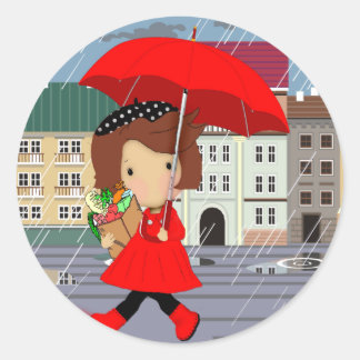 RainyDayGirl_kat ラウンドシール