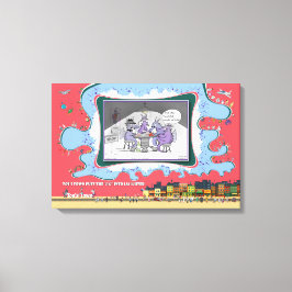 Raise, Fold, or Dilate | Literal Wordplay 24x16 キャンバスプリント