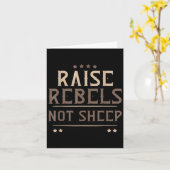 Raise Rebels Not Sheep Independent Motivation -  カード (黄色い花)