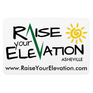 Raise Your Elevation Asheville – カーマグネット マグネット