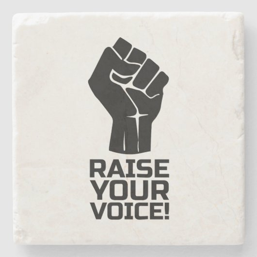 Raise Your Voice 1 B ストーンコースター (正面)