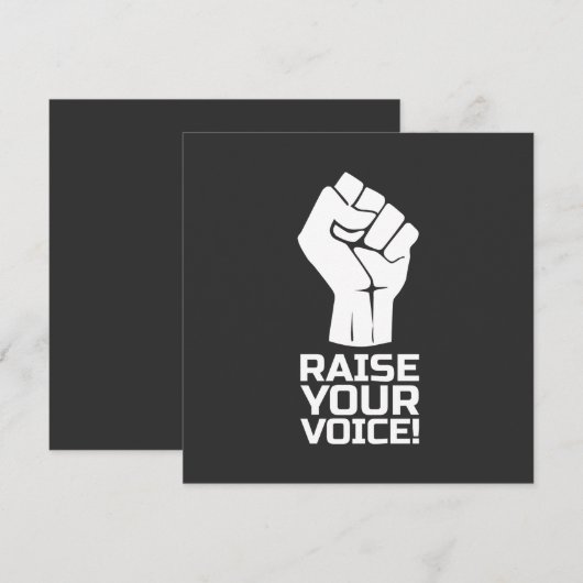 Raise Your Voice 1 W (正面/裏面)