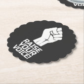 Raise Your Voice 1 W ペーパーコースター (アングル)