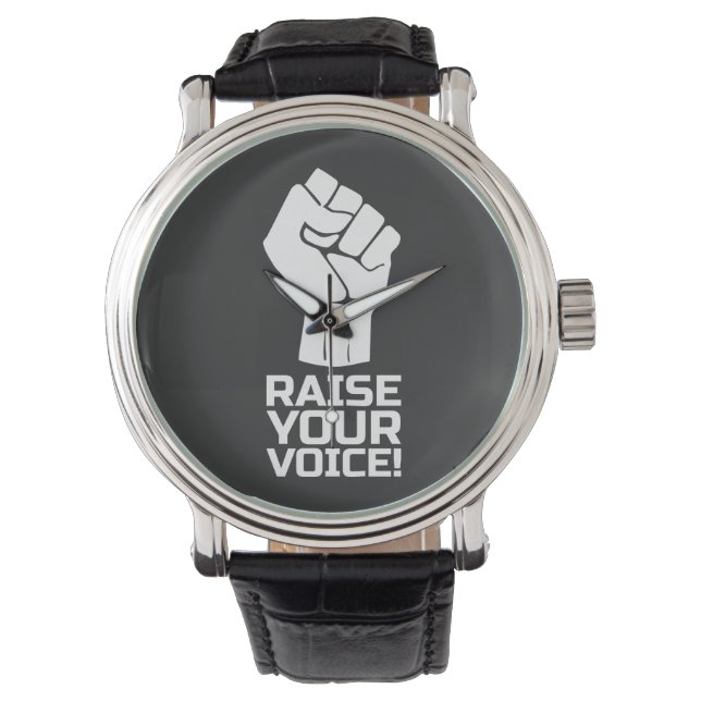 Raise Your Voice 1 W 腕時計 (正面)