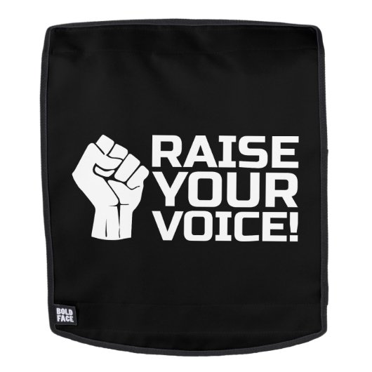 Raise Your Voice 2 W バックパック (取り外し可フェース)