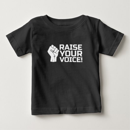 Raise Your Voice 2 W ベビーTシャツ (正面)