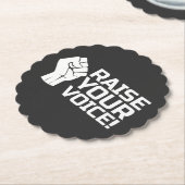 Raise Your Voice 2 W ペーパーコースター (アングル)