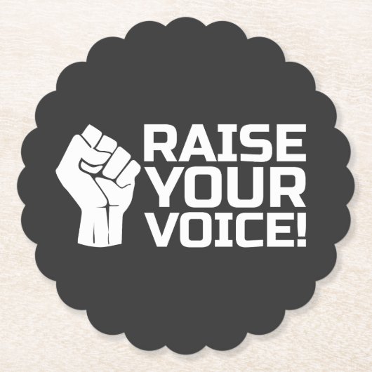 Raise Your Voice 2 W ペーパーコースター (正面)