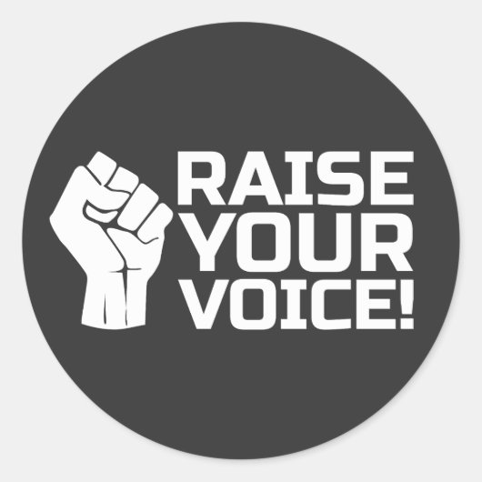Raise Your Voice 2 W ラウンドシール (正面)
