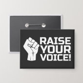 Raise Your Voice 2 W 缶バッジ (正面/裏面)