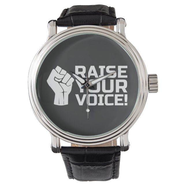 Raise Your Voice 2 W 腕時計 (正面)