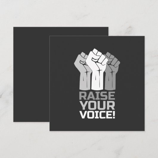 Raise Your Voice 3 W (正面/裏面)