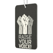 Raise Your Voice 3 W カーエアーフレッシュナー (左)