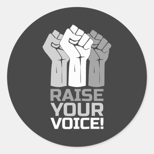 Raise Your Voice 3 W ラウンドシール (正面)