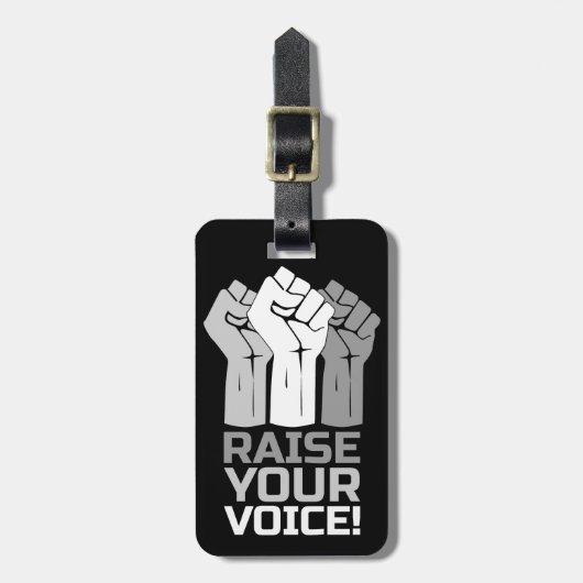 Raise Your Voice 3 W ラゲッジタグ (正面縦)