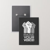 Raise Your Voice 3 W 缶バッジ (正面/裏面)