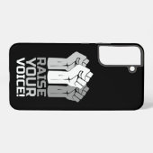 Raise Your Voice 3 W Samsung Galaxyケース (裏面横)