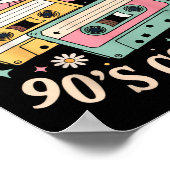 Raised On 90's Country Music Retro Cette Design  ポスター (角)