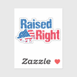 Raised Right シール