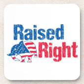 Raised Right - Republican コースター (正面)