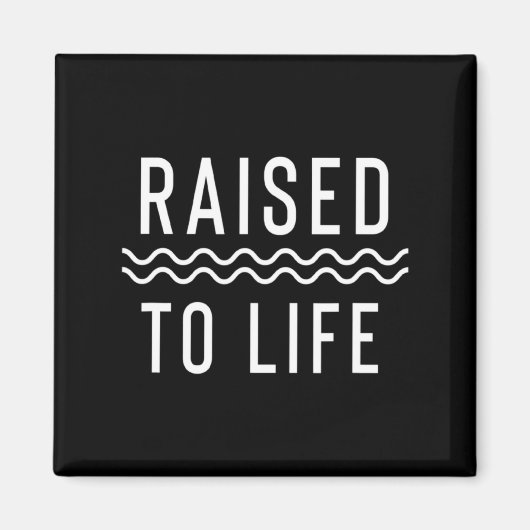 Raised To Life New Christian Baptism _1  マグネット (正面)