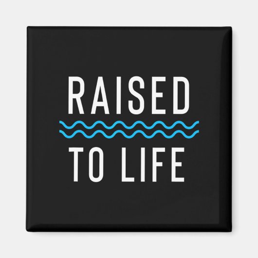 Raised To Life New Christian Baptism 1 _1  マグネット (正面)