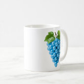 Raisin Bleu Brillant コーヒーマグカップ (正面右)