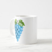 Raisin Bleu Brillant コーヒーマグカップ (正面左)