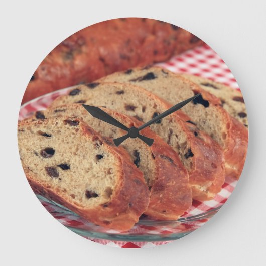 Raisin Bread  ラージ壁時計 (正面)