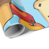 Raisin Bread Loaf and Red Apples ラッピングペーパー (ロールコーナー)