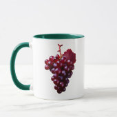 Raisin rouge réaliste マグカップ (左)