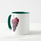 Raisin rouge réaliste マグカップ (正面左)