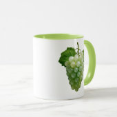  Raisin Vert Réaliste マグカップ (正面右)