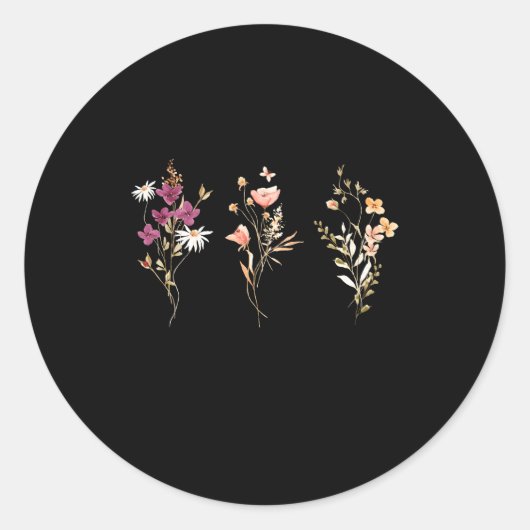 Raising A Wildflower And Wildflower  ラウンドシール (正面)