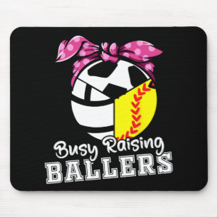 Raising Ballers – ソフトボーおもしろいルバレーボールサッカー マウスパッド