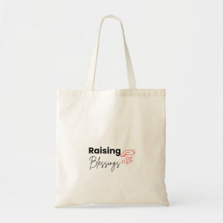 Raising Blessings Christian Mom トートバッグ