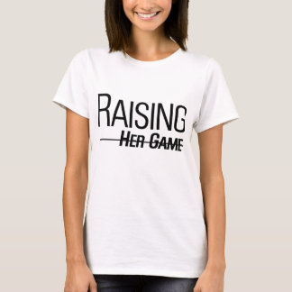 Raising Her Game ホワイト 女性用Tシャツ Tシャツ