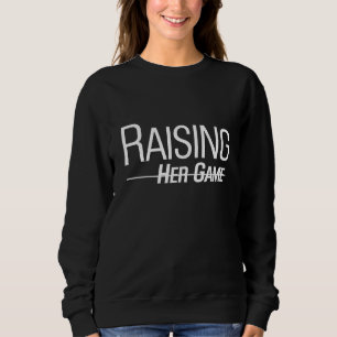Raising Her Game Title IX ブラックスウェットシャツ スウェットシャツ