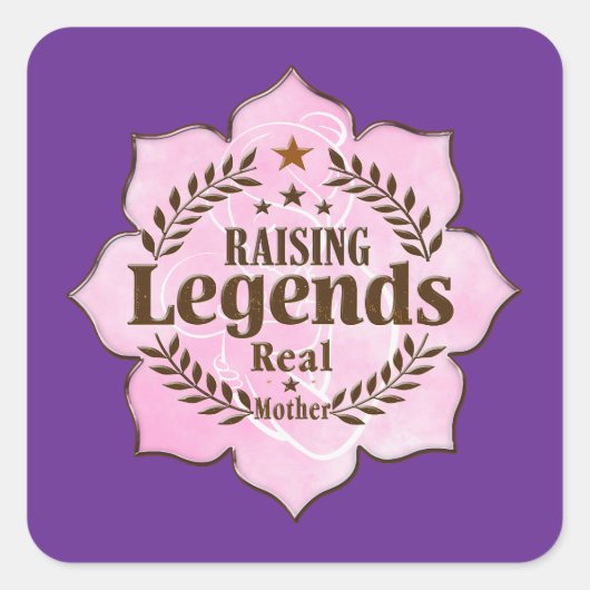 Raising Legends – Real Mother Power スクエアシール (正面)