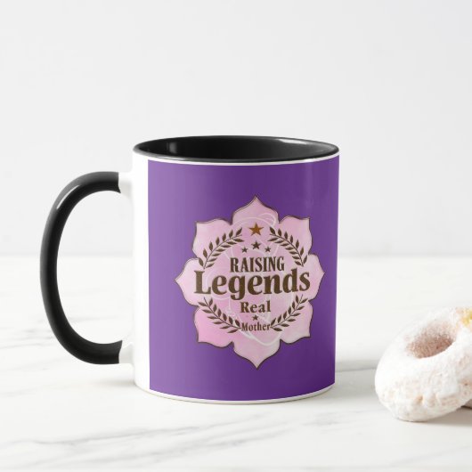 Raising Legends – Real Mother Power マグカップ (ドーナツ)
