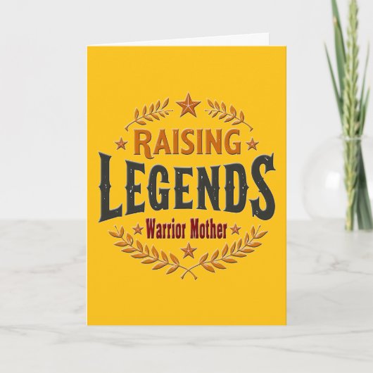 Raising Legends – Warrior Mother Design カード (正面)